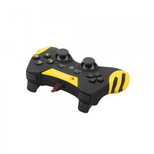 Gamepad Rampage SG-R218 Smash Yellow - pentru PC/PS3 Gamepad Rampage SG-R218 Smash Yellow - pentru PC/PS3